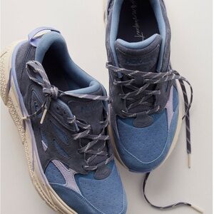 Hoka Blue and Purple Athletic Shoes